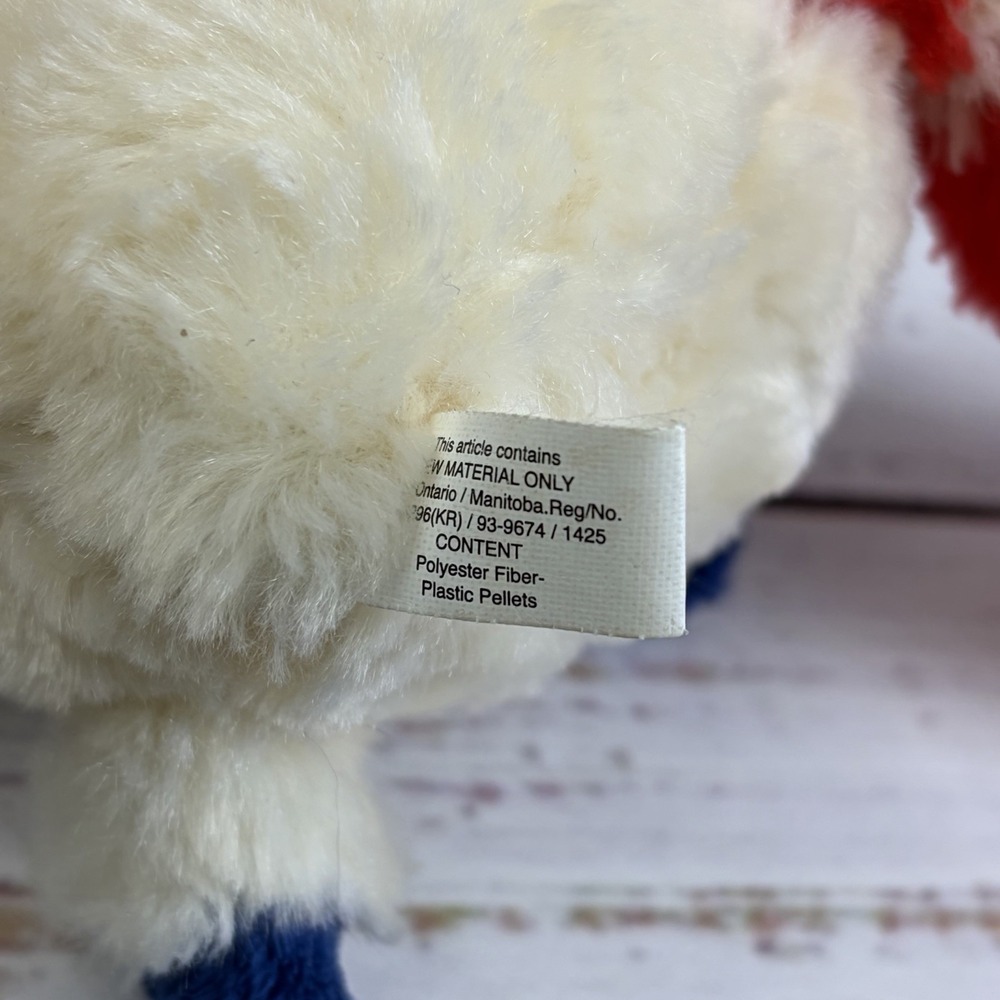 Aurora Yoohoo Lemur Uncle Sam Fourth July Hat beanie boo boos Plush yoo hoo 4th - Picture 5 of 6